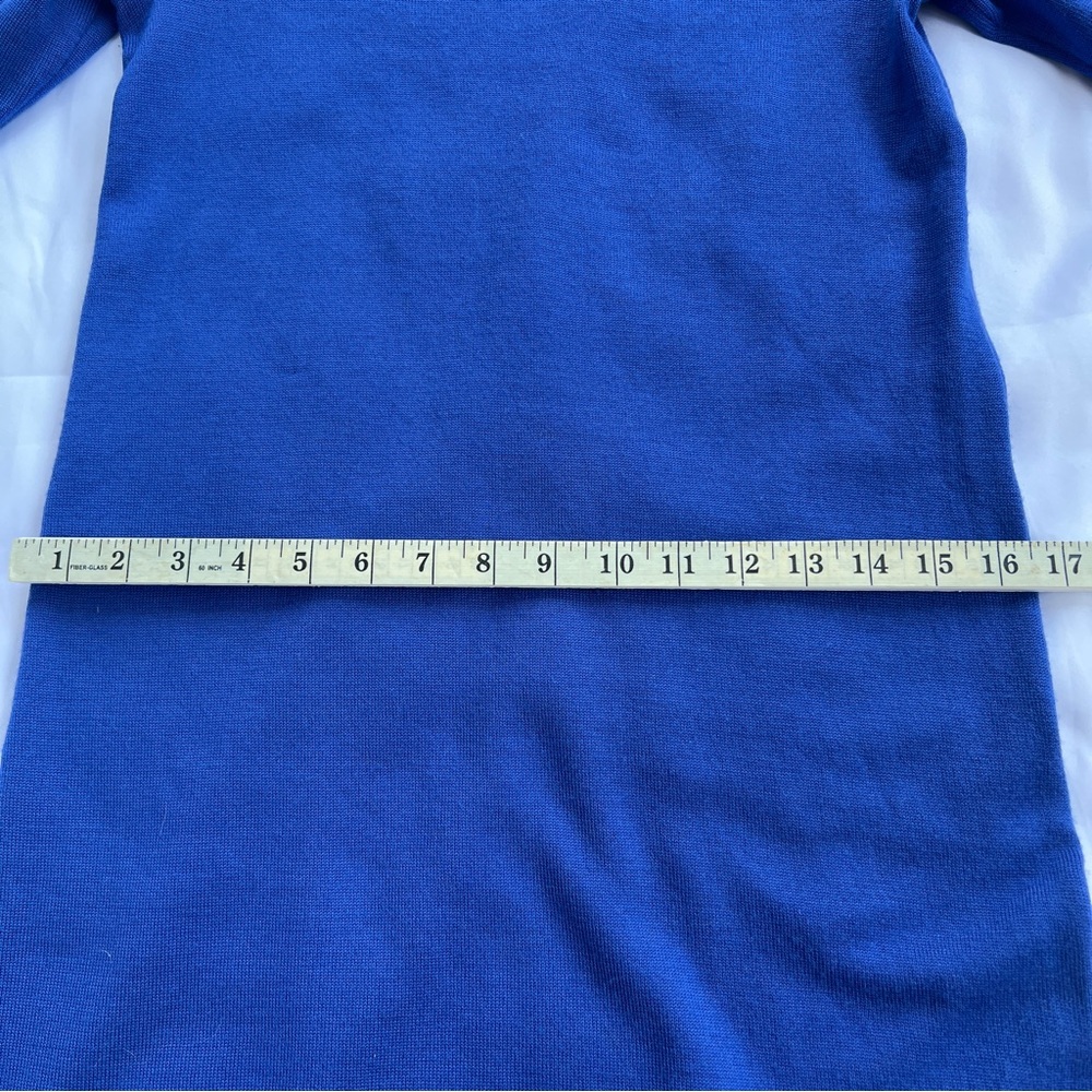 Lilly Pulitzer wool Helena sweater dress royal blue medium - Picture 12 of 16